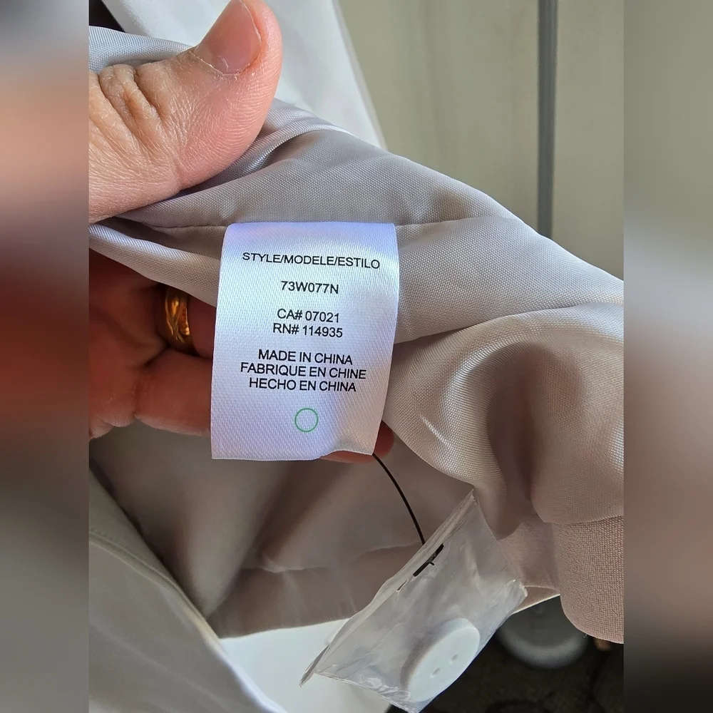 NWT RDI Gray Lightweight Shirt Jacket with Notched Lapel - Picture 9 of 10